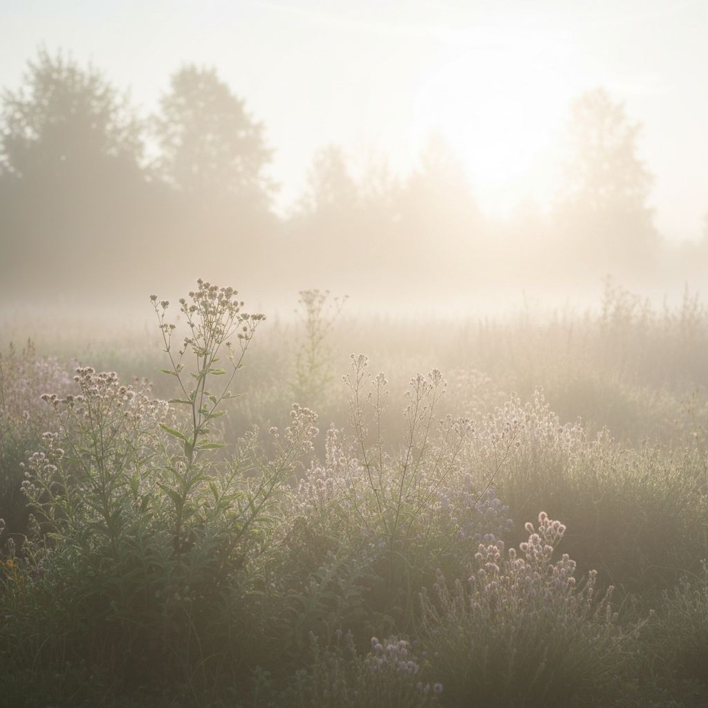 Naravna krajina z rastlinami